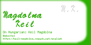 magdolna keil business card